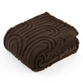Bedsure Dark Brown Throw Blanket For Women - Super Soft & Cozy, Fleece Blankets For Girls, Ideal For Couch & Bed, 50X60 Inches