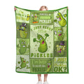 Pickle Blanket For Pickles Lover Funny Pickle Gifts Blanket For Girl Women Adult Teen I Just Really Like Pickles Soft Flannel Bl