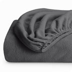 Bare Home Super Soft Fleece Fitted Sheet - King Size (2 Pack) - Extra Plush Polar Fleece, No-Pilling - Deep Pocket - All Season