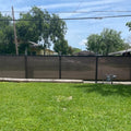 Abrotain Fence Privacy Screen Balcony Sun Shade Cloth 6 '6 'X16 ' 80% Shade Fabric Outdoor Patio Screens Mesh Panels Apartments