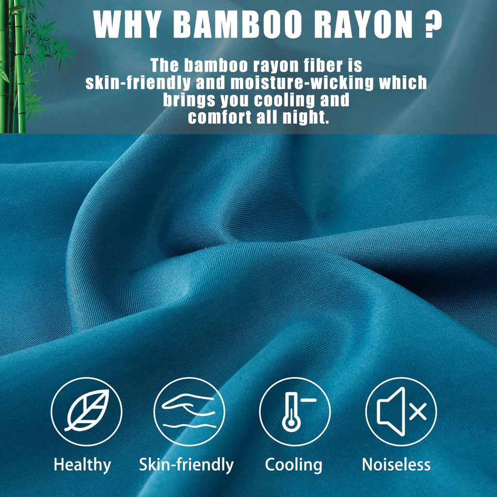 Body Cooling Pillow Cases Cover, Bamboo Rayon Body Pillowcases With Zipper Closure, Cool And Breathable Pillow Case For Hot Slee