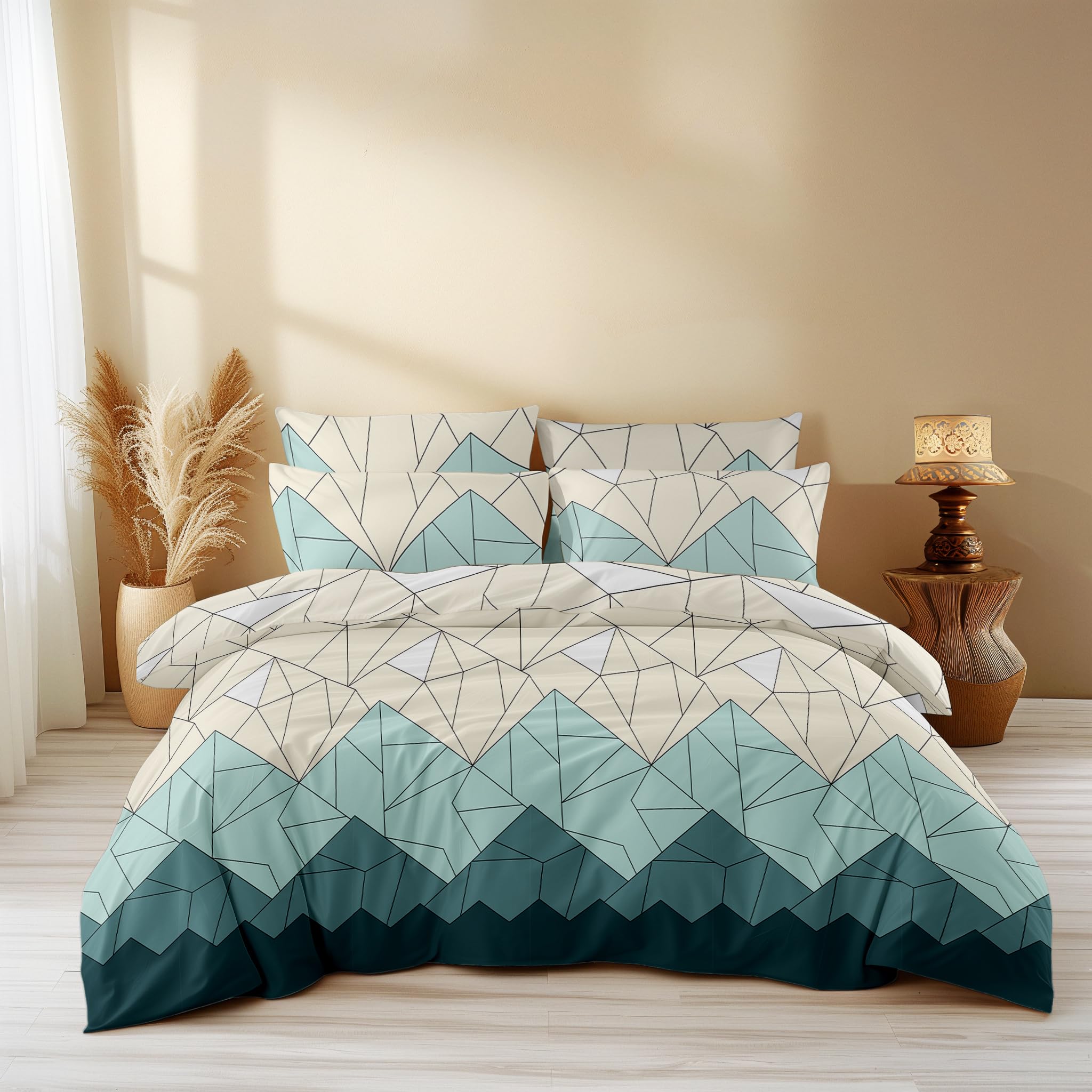 Loomlyfe 300 Tc All Season King Size Ac Comforter || Blanket || Duvet With 1 King Size Elastic Fitted Bedsheet And 2 Large Pillo