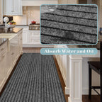 Runner Rug 2Ft X 9Ft, Ayoha 2'-82' Utility Carpet Runner For Entryway Hallway Aisles Balcony Garages, Area Rugs With Non-Slip Ru
