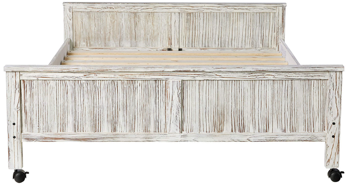Donco Kids Clubhouse Full Low Caster Bed In Driftwood Finish