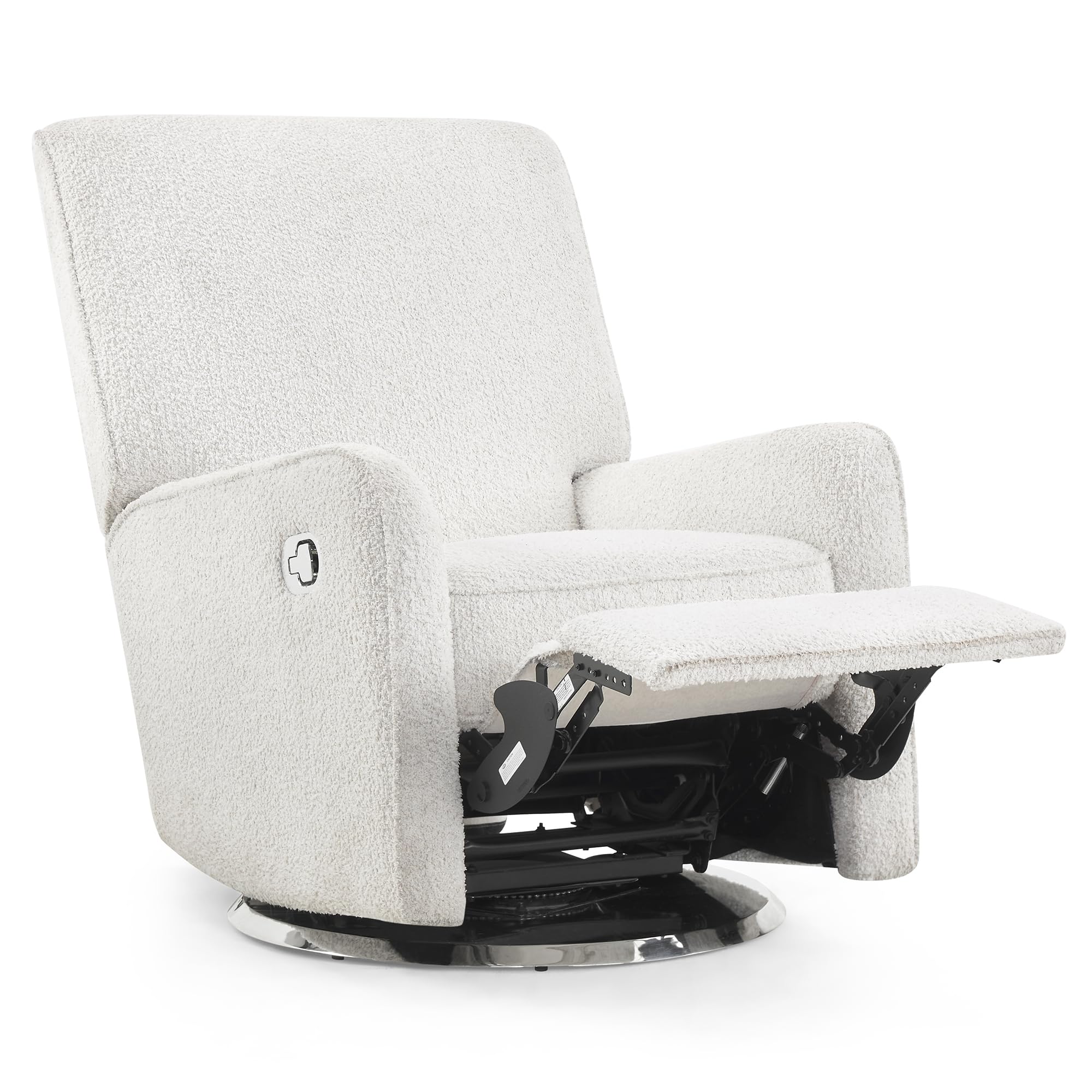 Delta Children Nest Nursery Swivel Recliner - Fabric is GREENGUARD Gold Certified and Oeko-TEX Standard 100 - Upholstered in a U