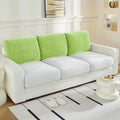 WEYOND Large Backrest Cushion Covers Super Stretch Backrest Covers for 3 Cushion Couch Sofa, Couch Back Cushion Covers Featuring