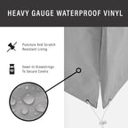 Crosley Furniture Patio Furniture Covers, Waterproof 2-Piece Cover Set For Outdoor Chair And Loveseat, Gray