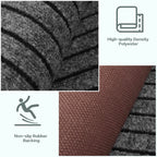 Custom Size Runner Rug 4 Ft X 25 Ft, Zgr 2-82Ft Carpet Runners Hallway Entryway Kitchen Garage Laundry Room Area Rugs With Non-S