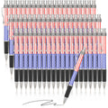 Tenare 128 Pcs American Flag Ballpoint Pen Patriotic Pens 1.0Mm Black Ink Ballpoint Pens Independence Day Gel Ink Pens For Usa S