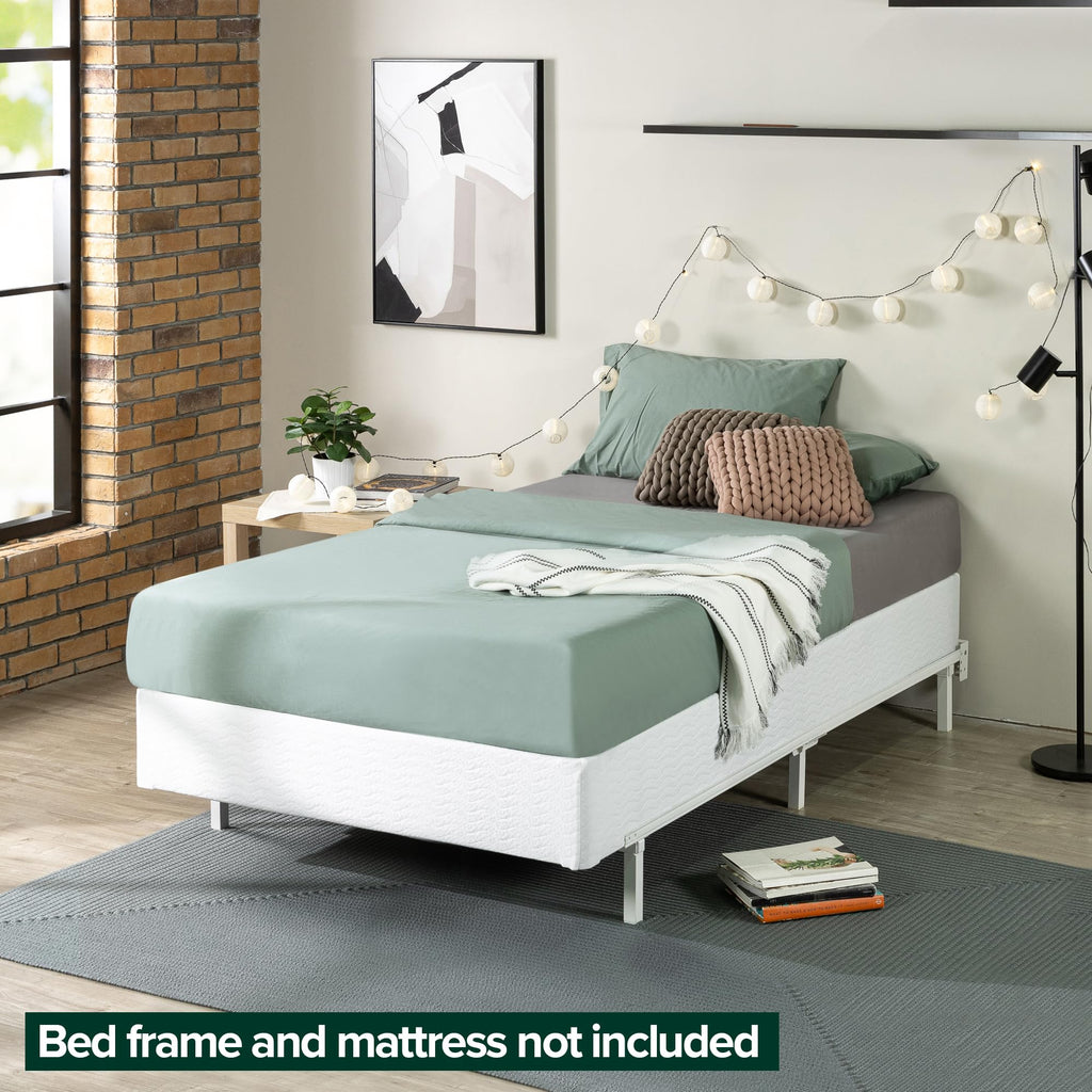 Zinus 9 Inch Metal Smart Box Spring, Twin Size, Alloy Steel, Quick Assembly, Strong Frame