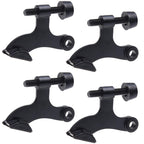 Kare & Kind 4X Nickel Hinge Pin Door Stoppers - Door Stops For Hinge - With Protective Bumper Tips - Easy To Install - Prevents