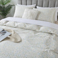 Honeilife Floral Duvet Cover King - 100% Cotton Comforter Cover, Soft & Breathable Bedding Duvet Cover Sets With Zipper Closure