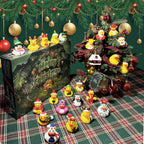 SQZUWIT Advent Calendar 2025 - Rubber Duckies Countdown Gift for Kids, 24 Days Surprises, Christmas Holiday Fun for Ages 3-8