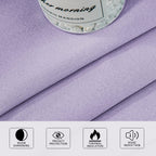Mysky Home Light Purple Door Curtains For Doorway Lilac Closet Curtain For Living Room Grommet Room Darkening Curtain For Bedroom Thermal Insulated Blackout Curtain, 1 Curtain Panel, 52 X 72 Inch