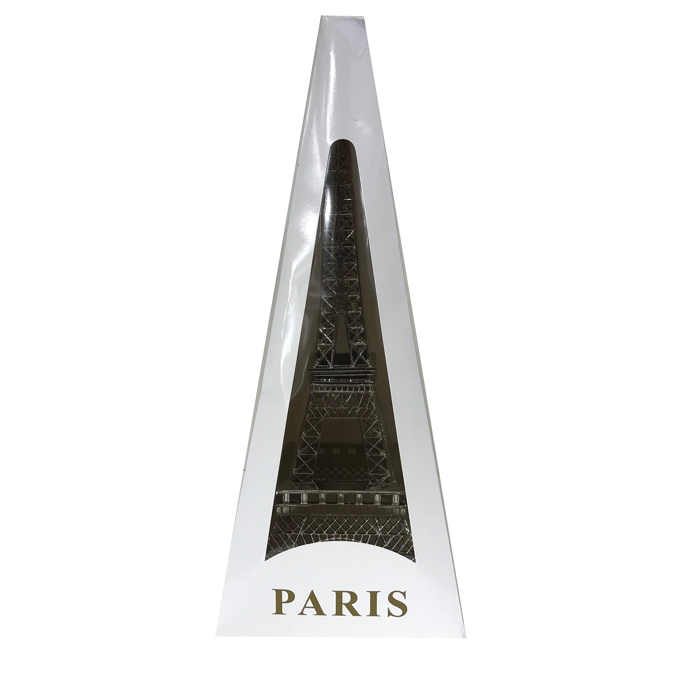 allgala Eiffel Tower Statue AL90106 Alloy Metal Silver 15" Height
