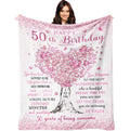 Xalazy 50Th Birthday Gifts For Women Blanket 60'X50', 50Th Birthday Gifts, 50Th Birthday Gift Ideas, 1974 Birthday Gifts, 50 Y