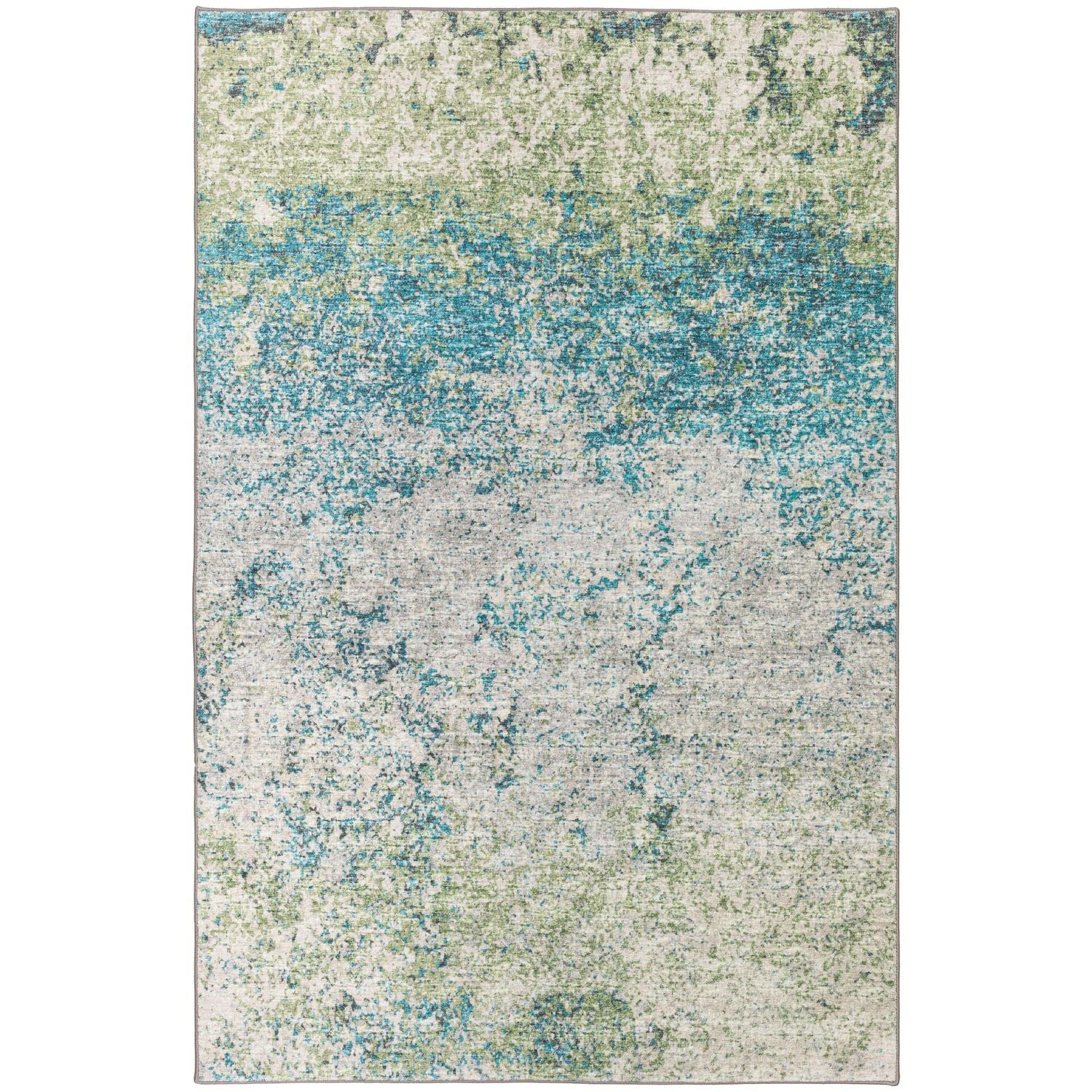 Winslow Wl3 Green Transitional Rug Rectangle 9' X 12'
