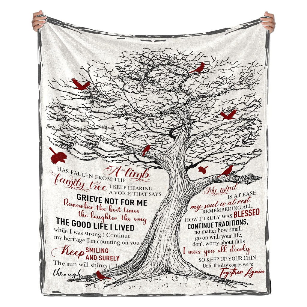 Bereavement Gifts Blanket Sympathy Gift Memorial Gifts - In Memory Of Loved One, Condolences Gift, In Loving Memory Blankets, Me