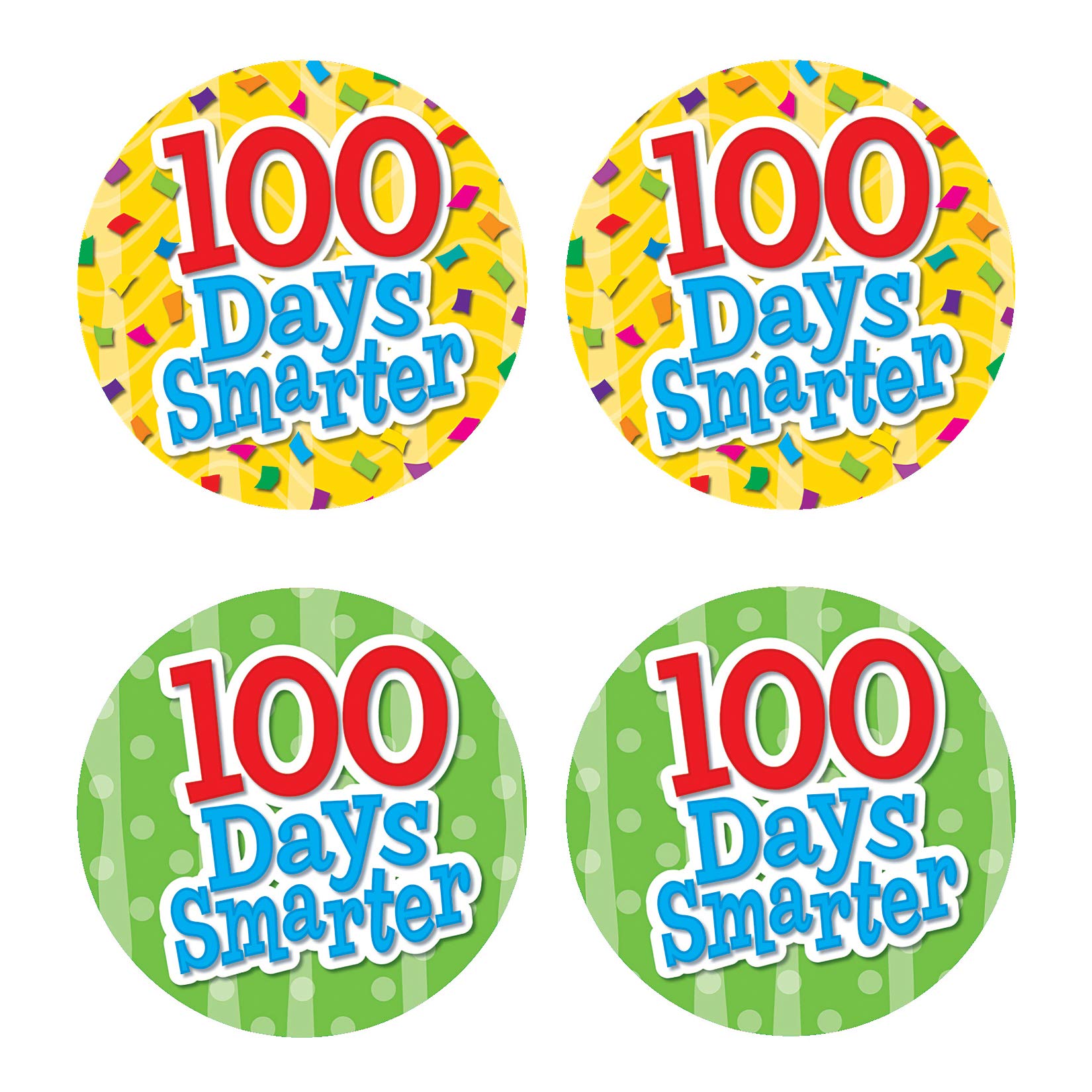 Teacher Created Resources 100 Days Smarter Wear'Em Badges