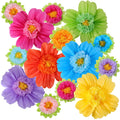 TaoBary Large Colorful Tissue Paper Flowers 20 Giant Fiesta Paper Flowers Pom Paper Flowers Mexican Carnival Party Wall Backdrop