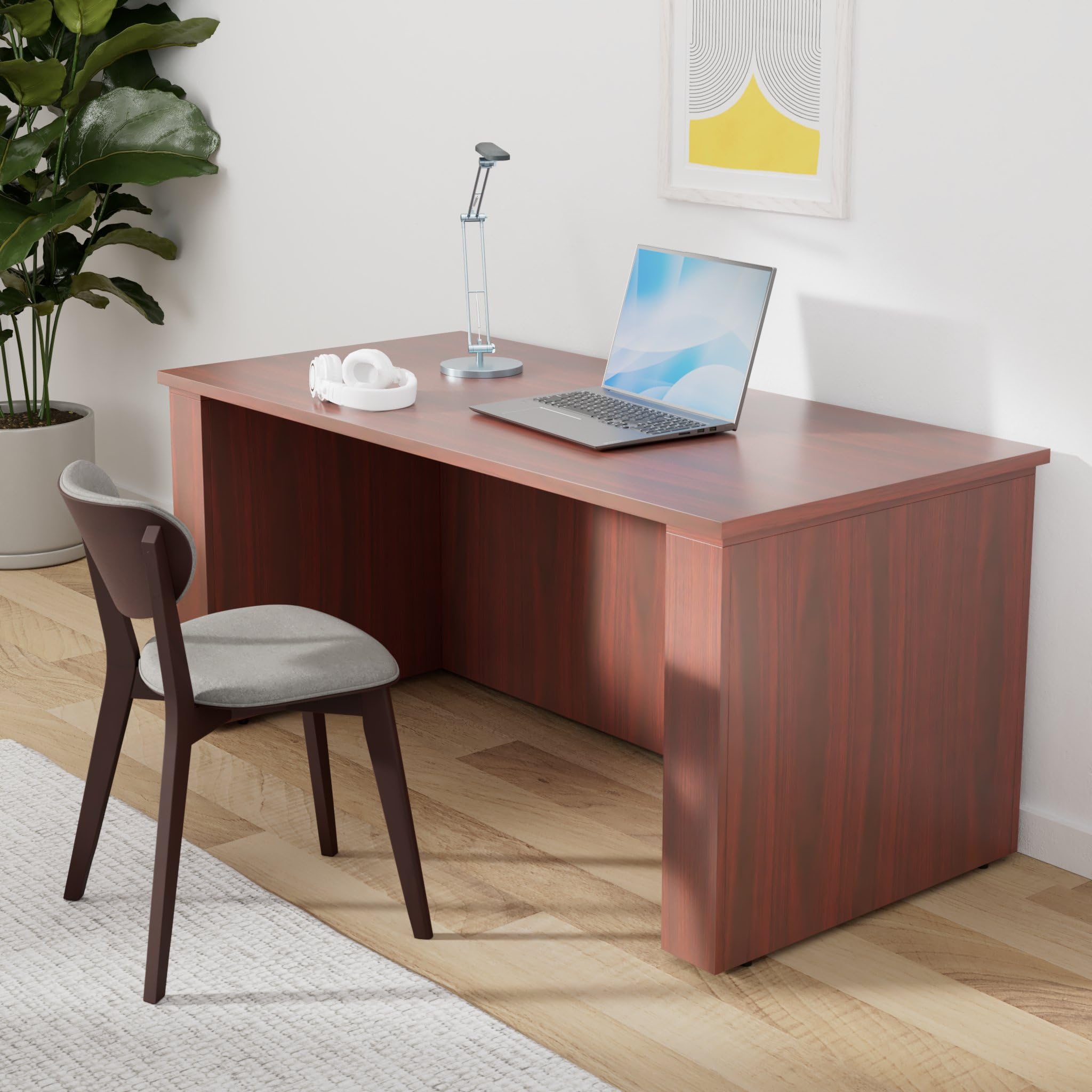 Lorell, Llr69571, Essentials 60" Sit-To-Stand Desk Shell, 1 Each
