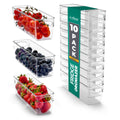 Sorbus Fridge Organizers and Storage, Clear Bins (Small, 10 Pack)