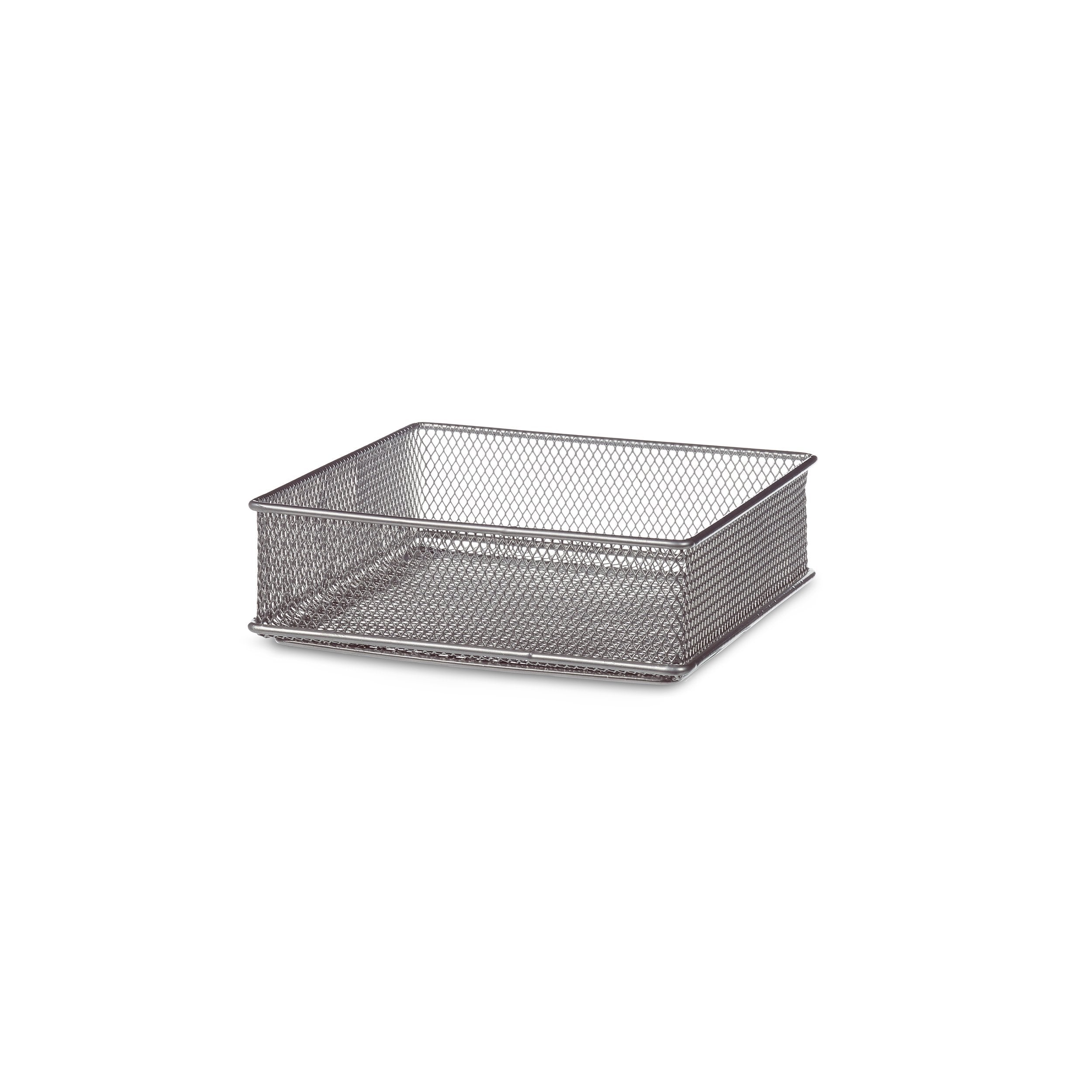 Design Ideas Mesh Drawer Store, Silver, 6 By 6-Inch