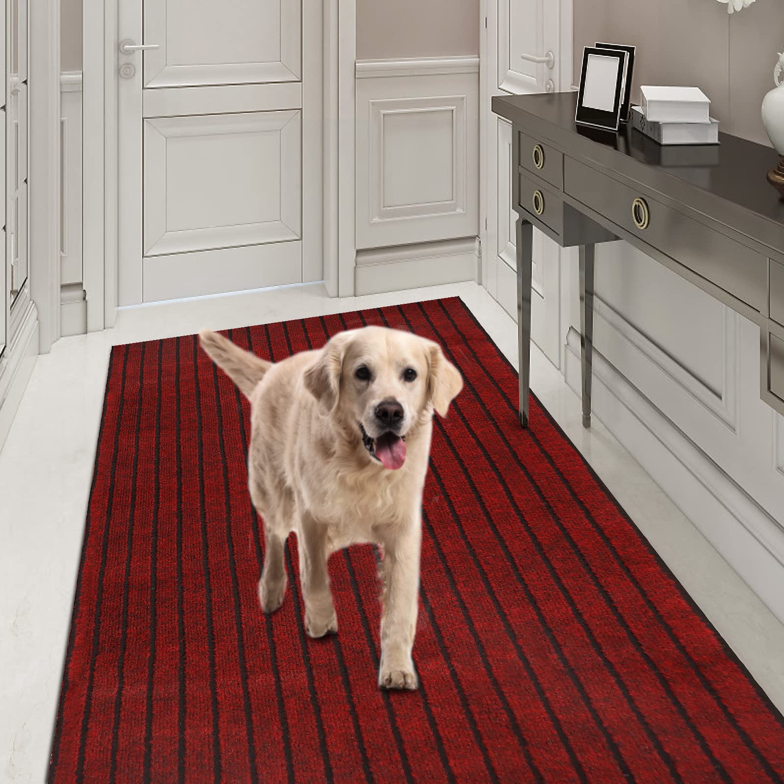 Runner Rug 4FT x 5FT, AYOHA 2'-82' Utility Carpet Runner for Entryway Hallway Aisles Balcony Garages, Area Rugs with Non-Slip Ru