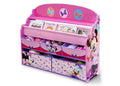 Delta Children Deluxe Book & Toy Organizer, Disney Minnie Mouse
