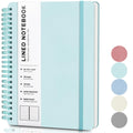 Light Green Lined Spiral Journal Notebook With 160 Pages, 8  5.7In, A5 Spiral Notebook, Journaling Notebooks For Work, School, W