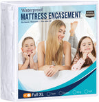 Utopia Bedding Zippered Mattress Encasement Full Xl - 100% Waterproof And Bed Bug Proof Mattress Protector - Absorbent, Six-Side
