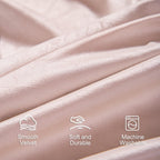 Lazzzy Pink Velvet Curtains Room Darkening Thermal Insulated Curtains 84 Inch Long Window Drapes For Bedroom Living Room Super Soft Luxury Rod Pocket Window Treatment, 2 Panels