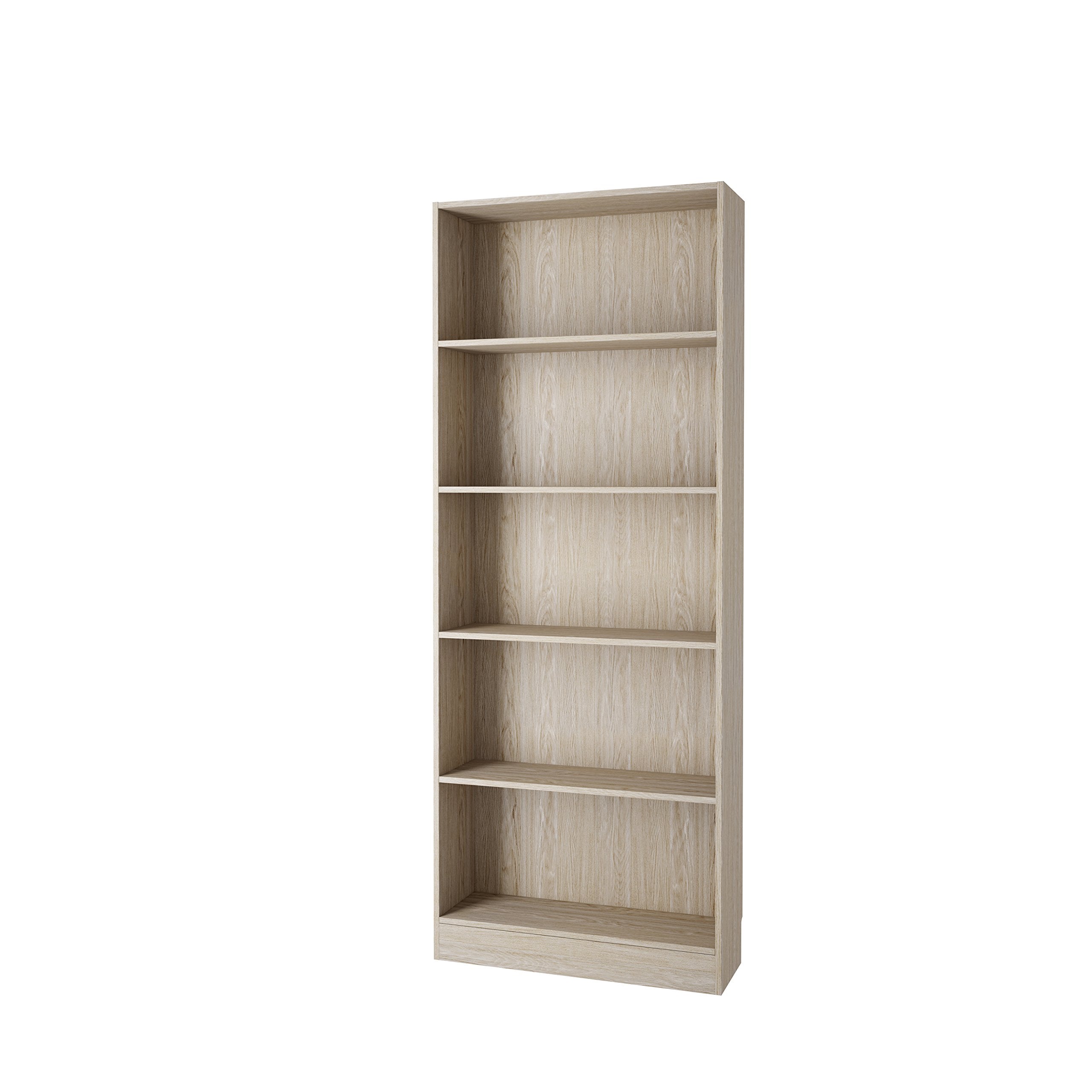Element Tall Wide 5 Shelf Bookcase, Oak Structure
