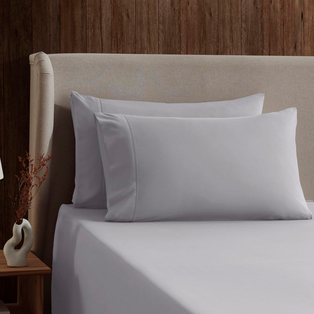 Nestl King Size Sheets Set - 4 Piece King Sheets, Deep Pocket, Hotel Luxury, Extra Soft, Breathable And Cooling, Grey Lavender King Bed Sheets