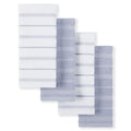 KitchenAid Albany Kitchen Towel 4-Pack Set, Lavender Cream/White, 16x26