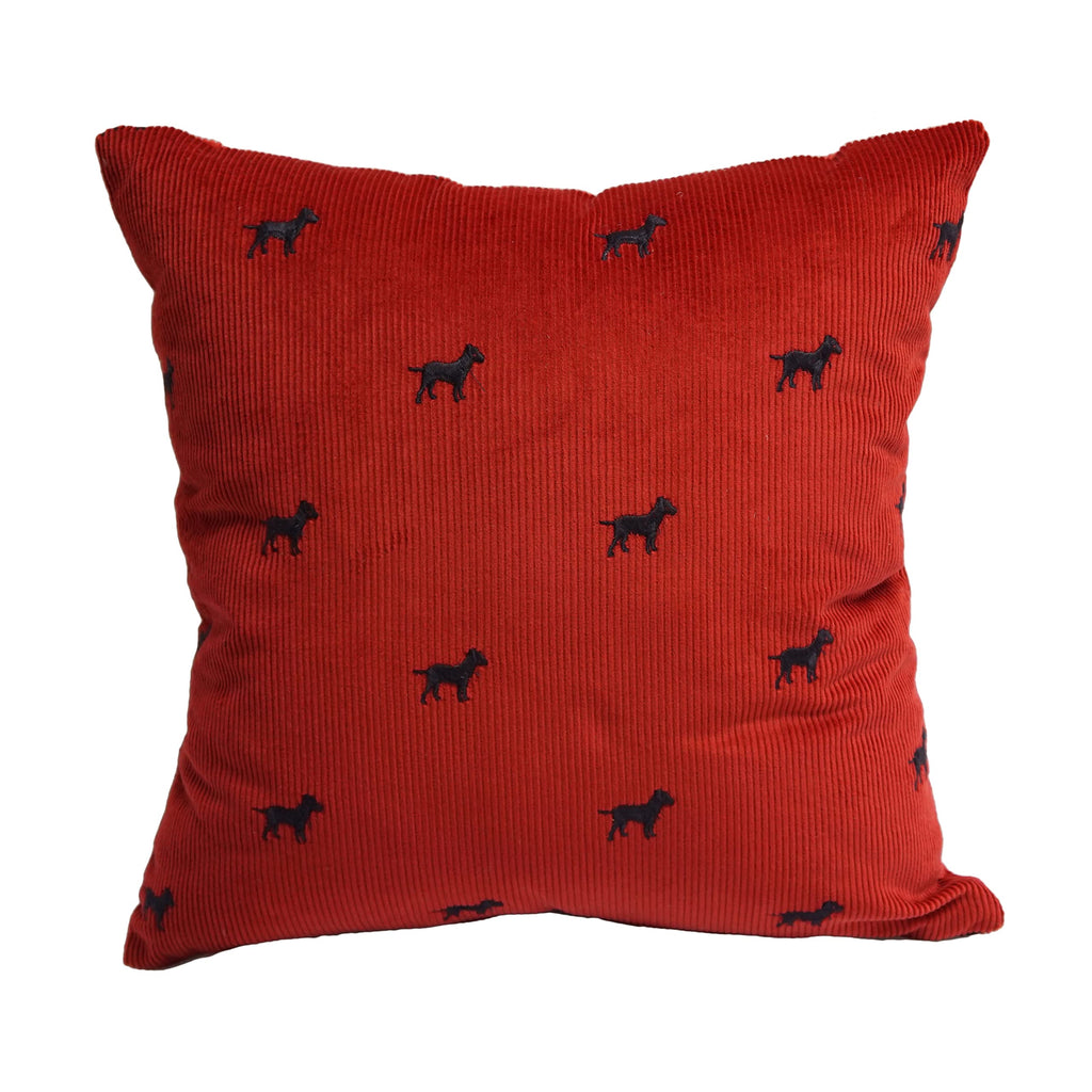 Blazing Needles Corduroy Throw Pillow, 17", Scottish Scotty