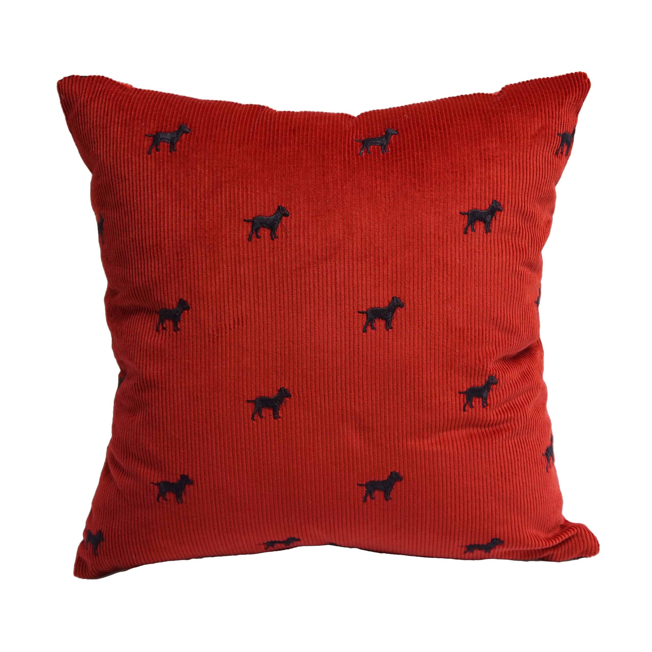 Blazing Needles Corduroy Throw Pillow, 17", Scottish Scotty