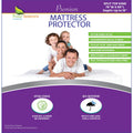Split Top King Waterproof Mattress Protector (76'' W X 80'' L) - For Adjustable Bed With Upper Flex- Hypoallergenic Premium Qual
