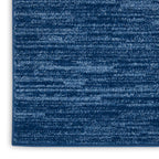 Nourison Essentials Indoor/Outdoor Navy Blue 4' X 6' Area Rug, Easy -Cleaning, Non Shedding, Bed Room, Living Room, Dining Room, Backyard, Deck, Patio (4X6)