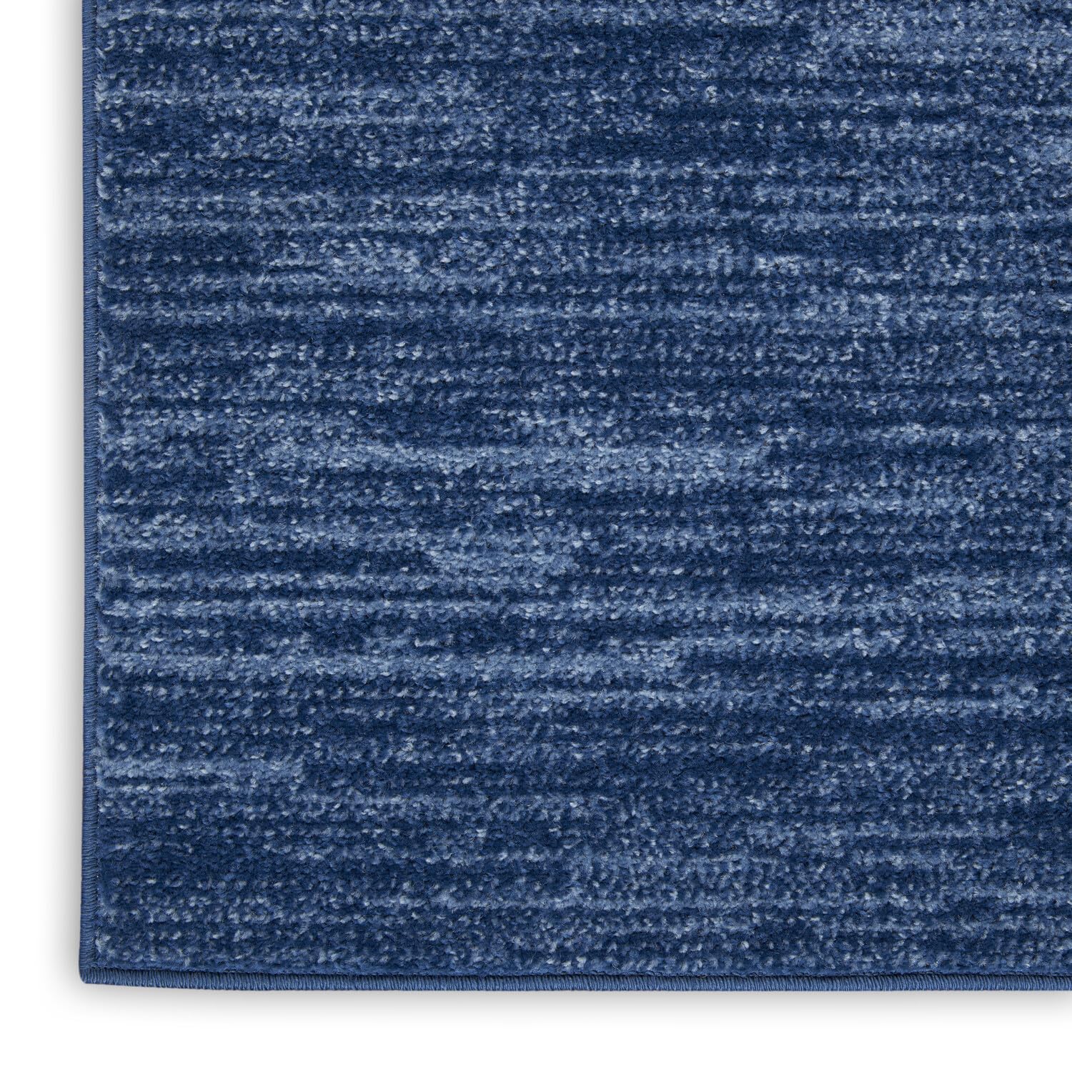 Nourison Essentials Indoor/Outdoor Navy Blue 4' X 6' Area Rug, Easy -Cleaning, Non Shedding, Bed Room, Living Room, Dining Room, Backyard, Deck, Patio (4X6)