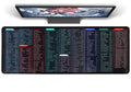 Quick Key Super Large Anti-Slip Keyboard Pad With Office Software Shortcuts Pattern, Computer Office Power Point Excel Word Cad