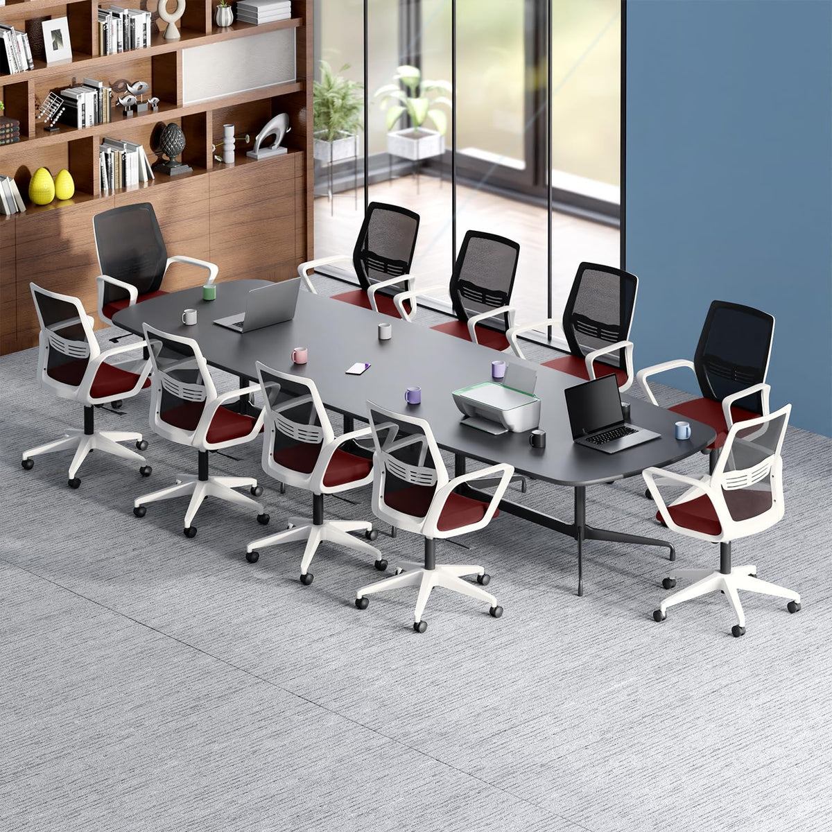 Interio By Godrej Vurv Mesh Mid Back Study Chair