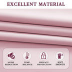 Donren Pink Blackout Drapes For Girls Room - Baby Home Decoration Privacy Protection Thermal Insulated Blackout Window Drapes With Rod Pocket (2 Panels,52 X 84 Inch)