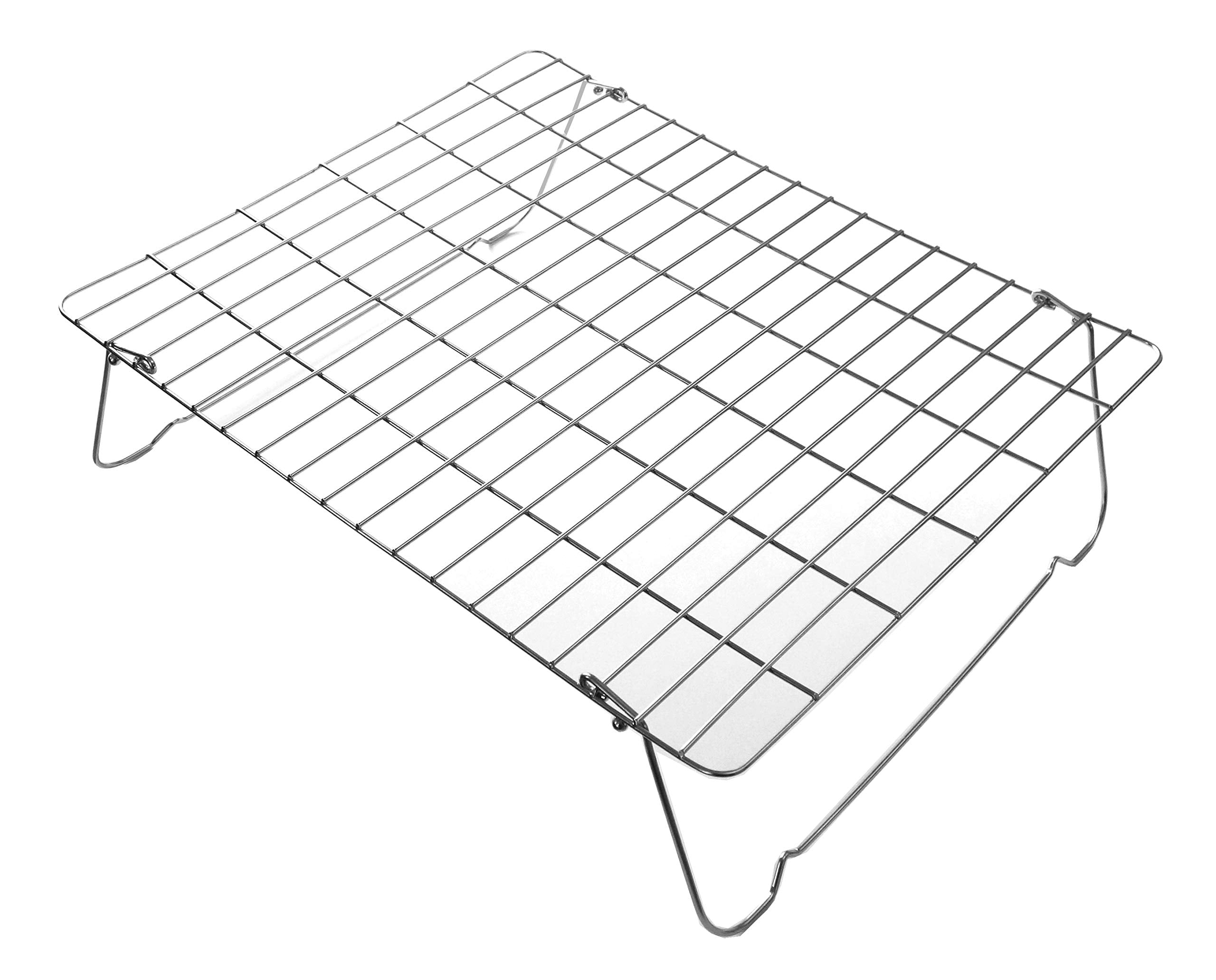 Brod & Taylor Accessory Shelf with Folding Legs for Folding Proofer & Slow Cooker (Stainless Steel)