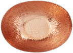 Elegance Oval Bowl, 14.75' X 11', Black/Copper