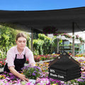 90% Shade Cloth,6x10ft Tear Resistant Sun Shade Net with Reinforced Grommet,Durable Garden Shade Tarp Cover for Greenhouse,Plant