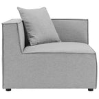 Modway Eei-4210-Gry Saybrook Patio Corner Chair In Gray 34.5 X 34.5 X 25.5
