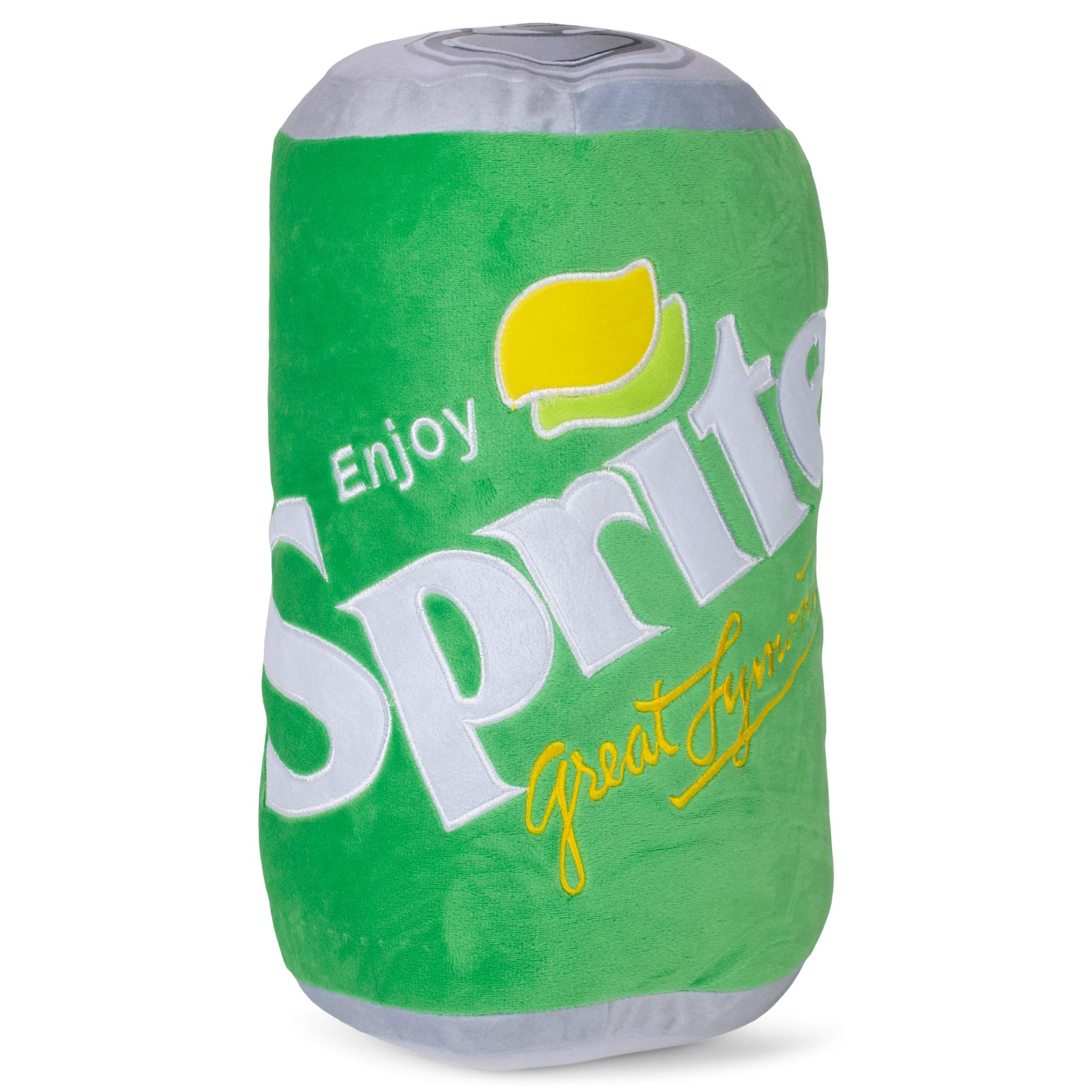 Mark Feldstein & Associates Sprite Can Classic Green 14 X 8 Polyester Fabric Soft Plush Throw Pillow