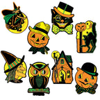 Beistle Packaged Halloween Cutouts - Multicolor, 8.5 - 9.25 Size, Perfect for Halloween Decorations and Parties