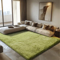 Shag Area Rug for Bedroom 4x6,Green Fluffy Area Rugs for Living Room,Soft Fuzzy Rug Non-Shedding Indoor Plush Carpet for Kids Be